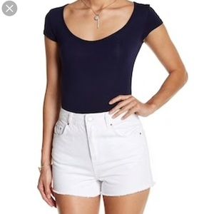 Velvet Torch Navy Bodysuit, M